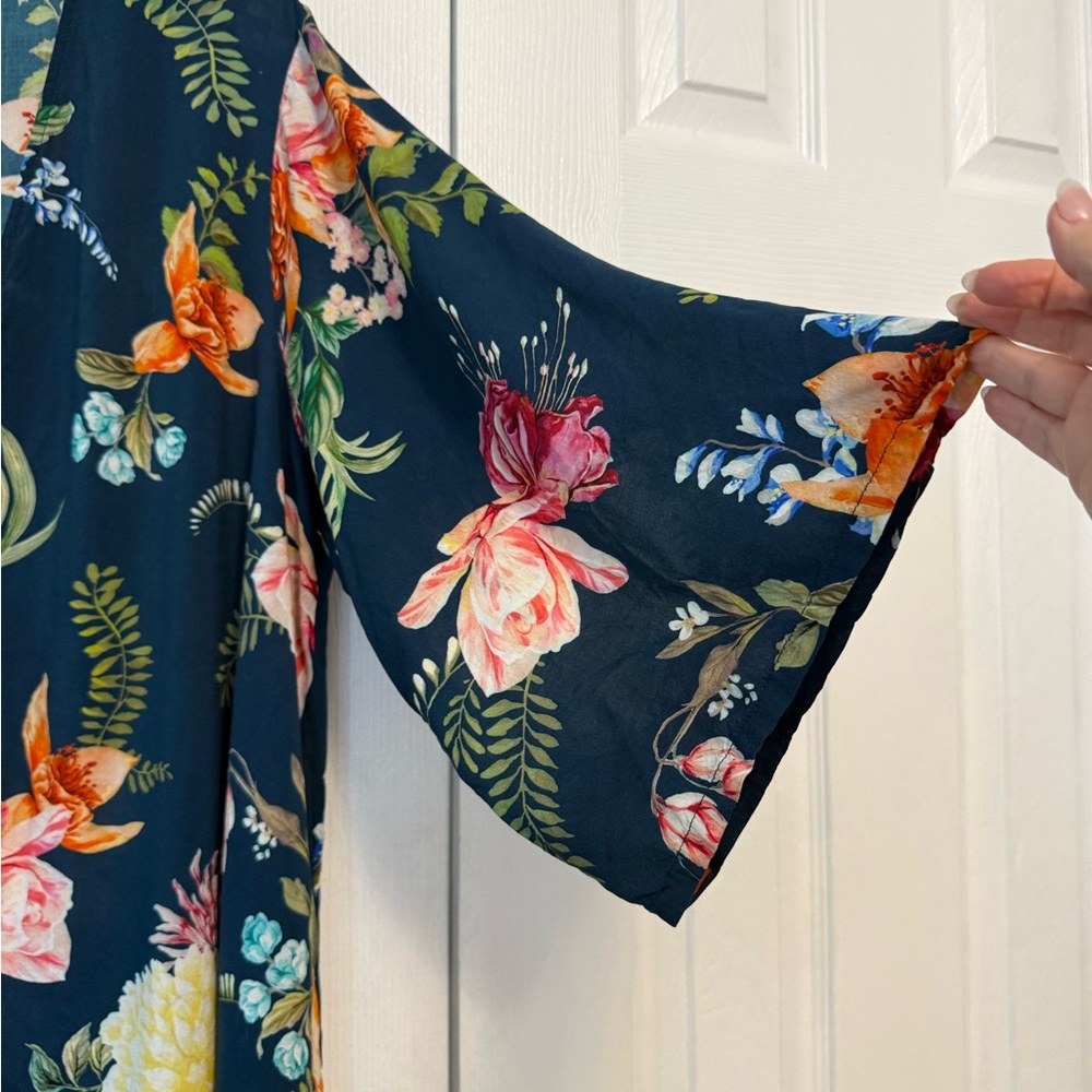 Jantzen Floral Kimono Swim Cover Up - Picture 3 of 9